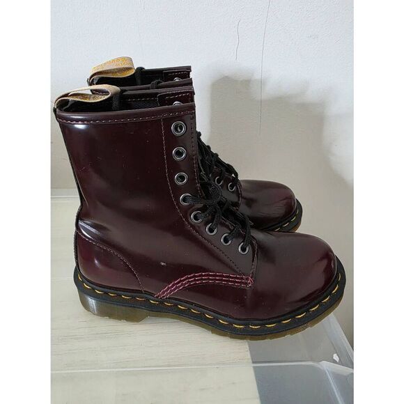 Dr. Martens Vegan 1460 Lace Up Boots Lady 6 - Picture 4 of 12